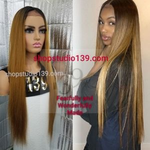 Beautiful human hair lace front wig